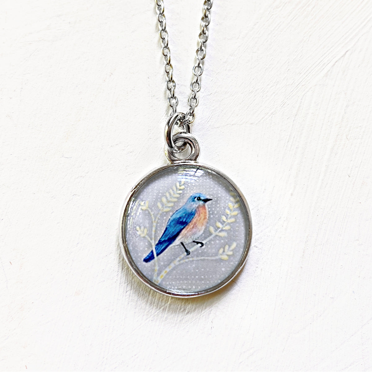 Bluebird Silver Necklace