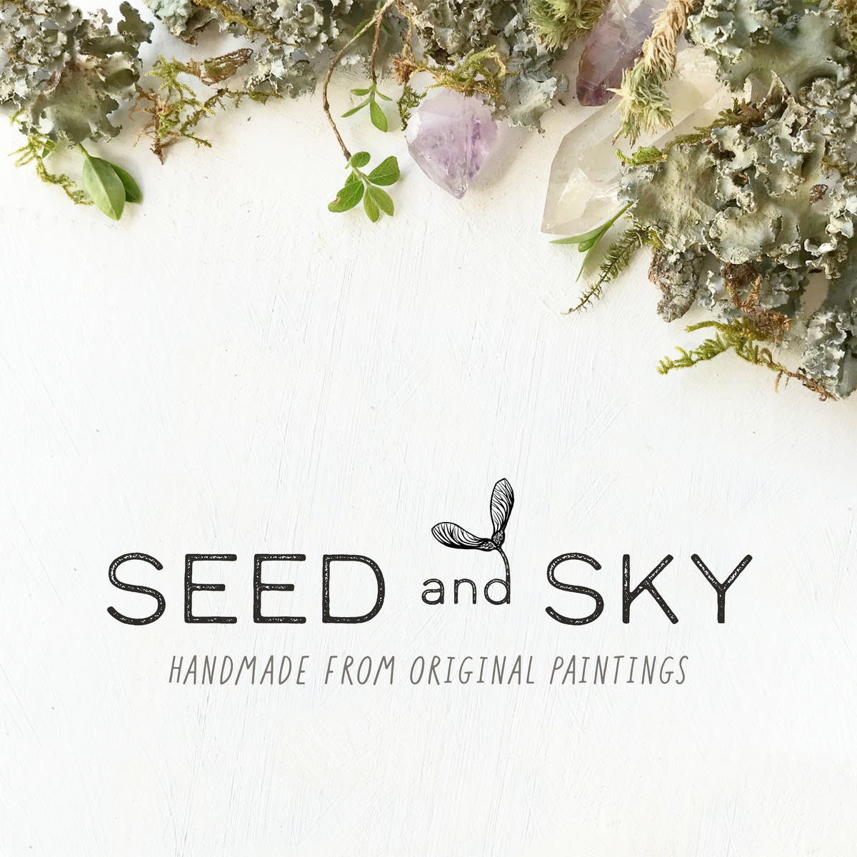 Painter's Garden Teardrop Statement Earrings