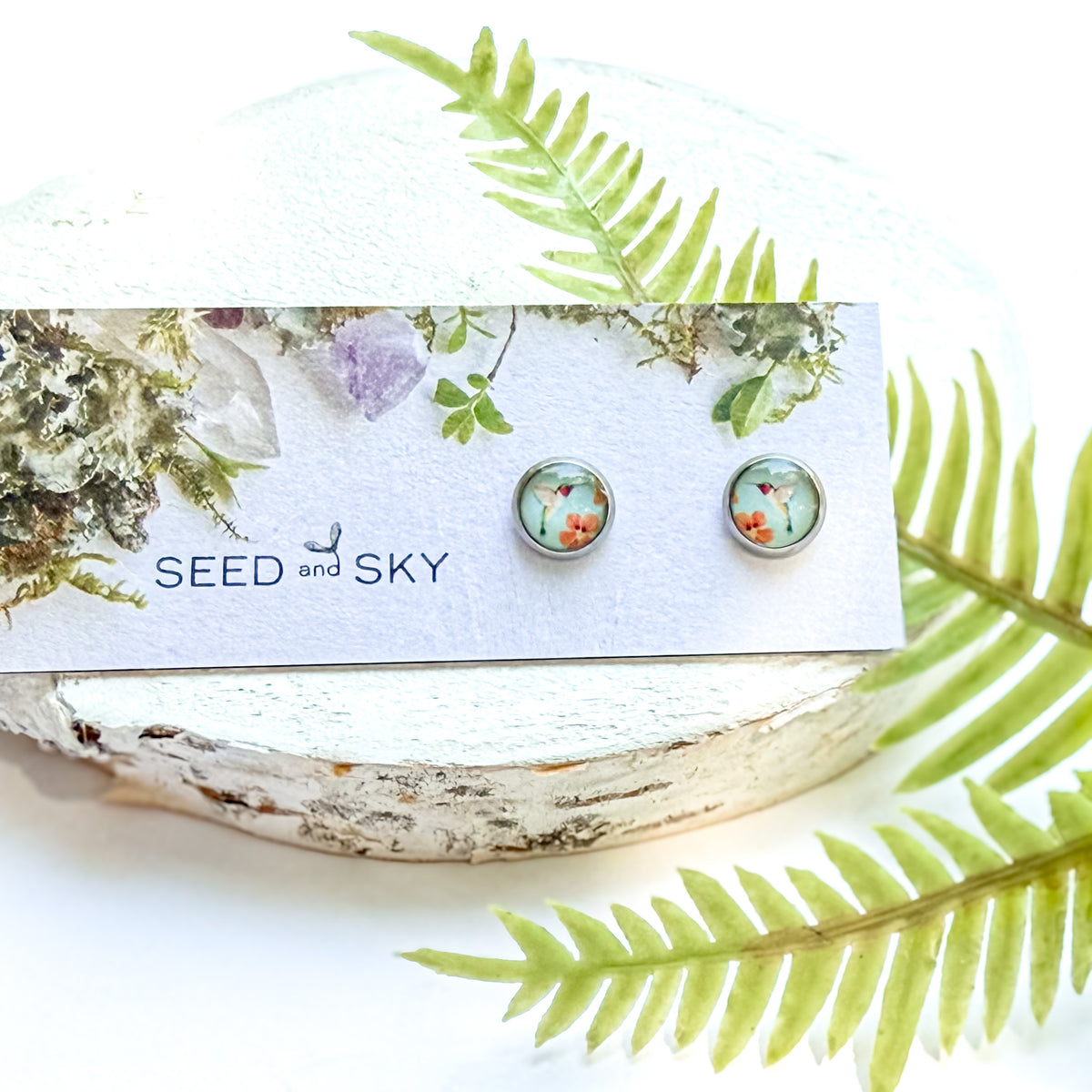 Hummingbird Studs
