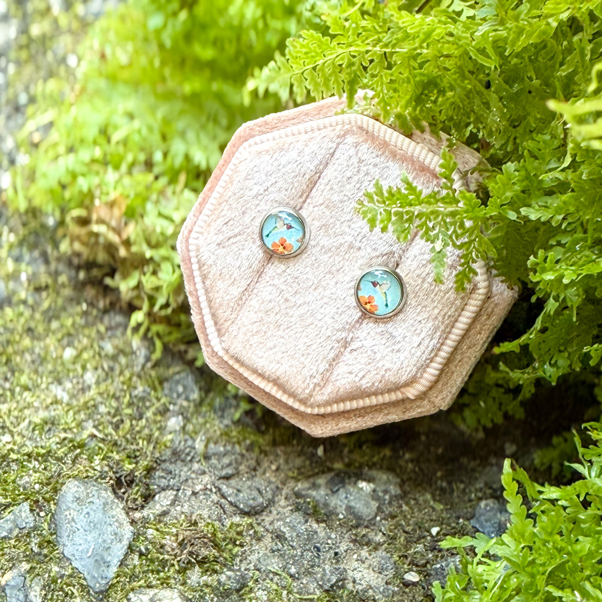 Hummingbird Studs