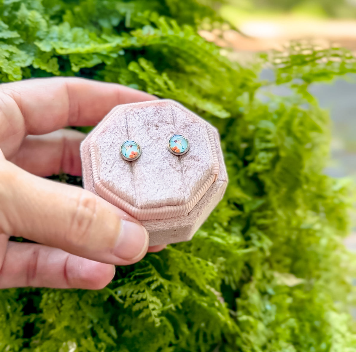 Hummingbird Studs