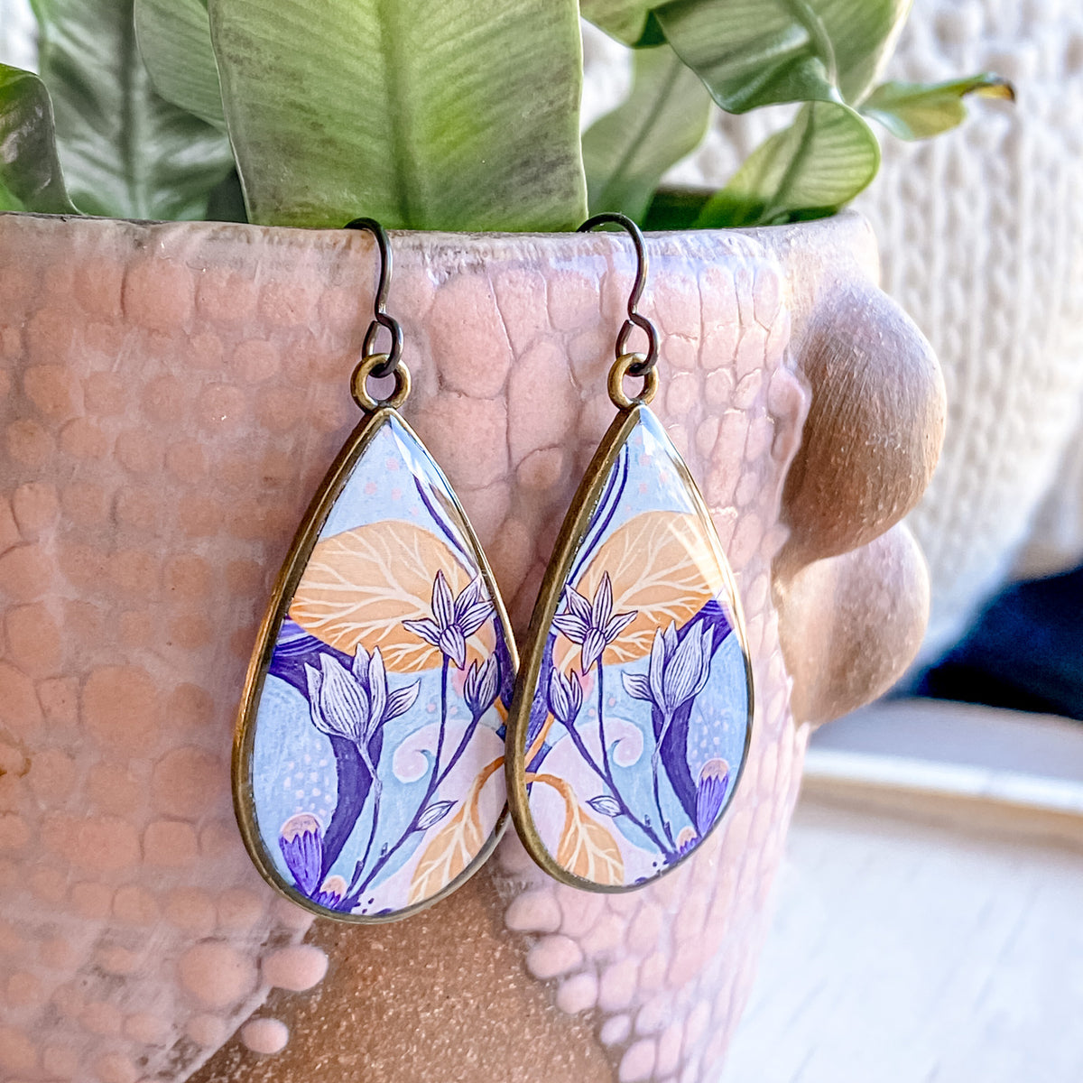 Be Here Now Teardrop Earrings