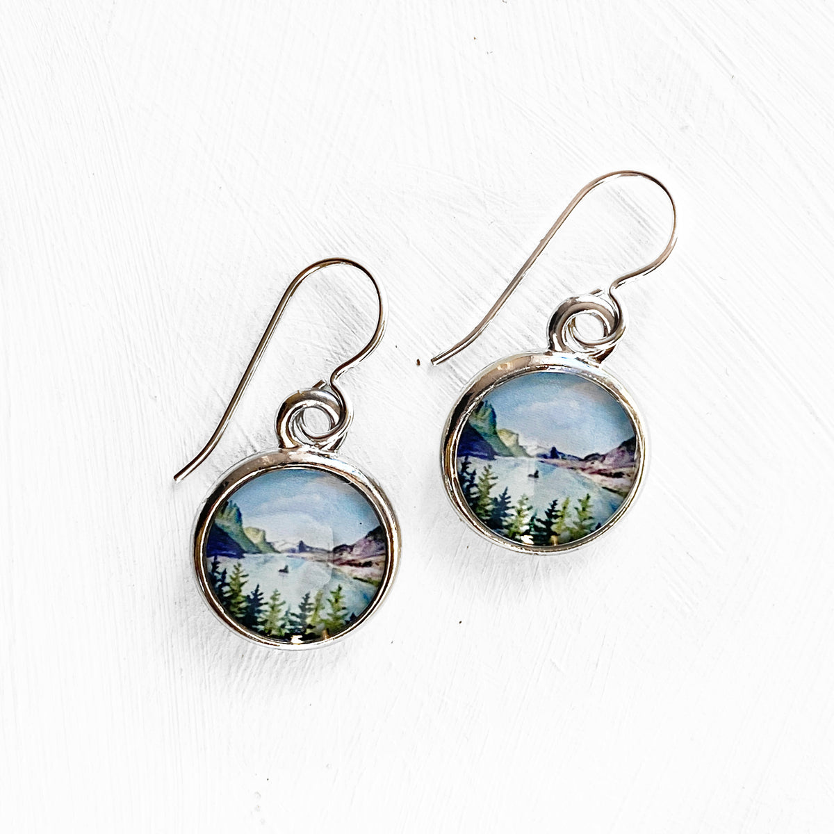 Glacier Silver Earrings