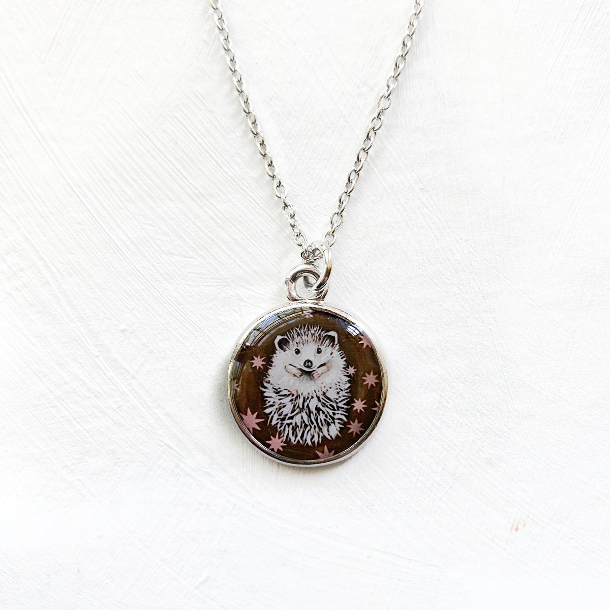 Hedgehog Silver Necklace