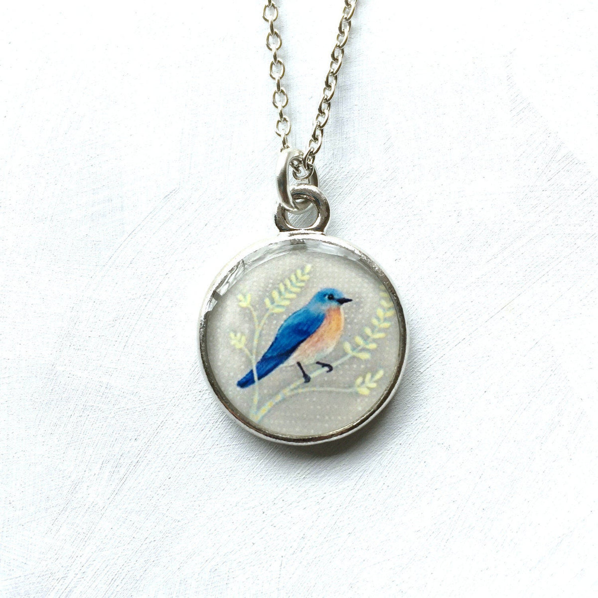 Bluebird Silver Necklace