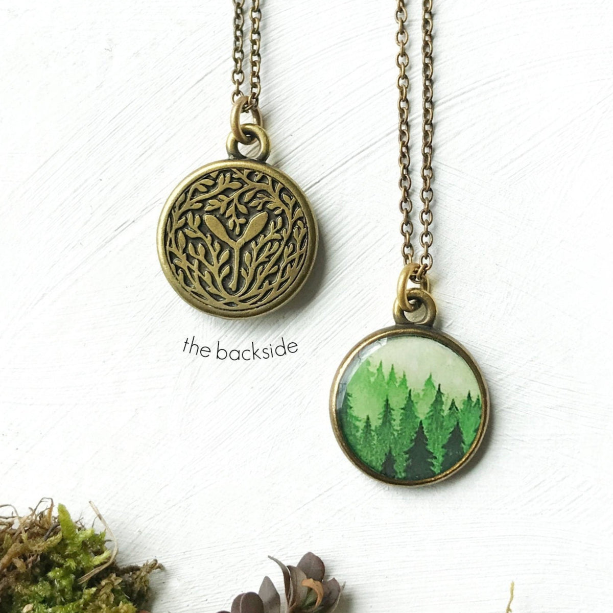 Forest Bronze Necklace