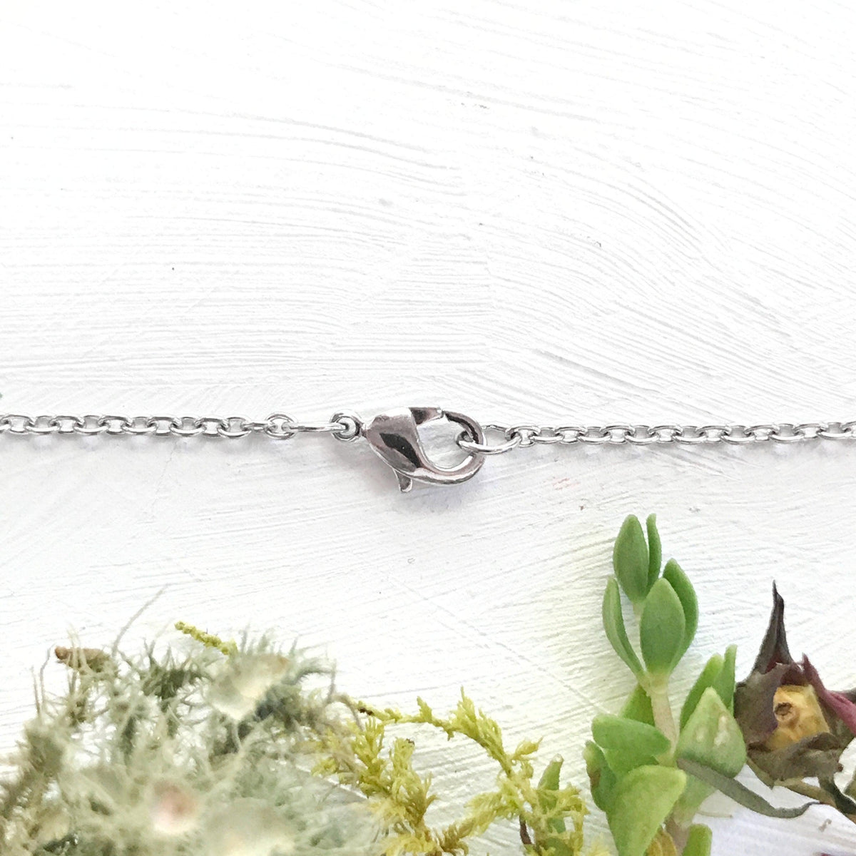 Pansy Silver Necklace