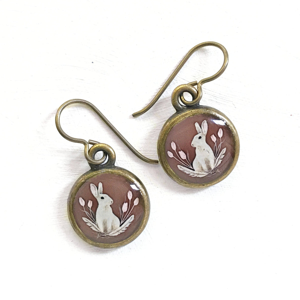 Bunny Bronze Earrings